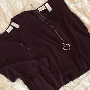 Liz Claiborne Petite Sweater Set